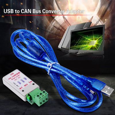 TOPINCN USB auf CAN-Bus Konverter Adapter mit USB-Kabel TVS Überspannungsschutz Unterstützung XP/WIN