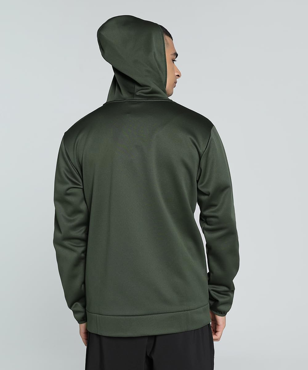 PUMA Train All Day PwrFleece Full Zip Herren Sweatjacke Kapuzenjacke 522339 01 schwarz S Dunkles Oli