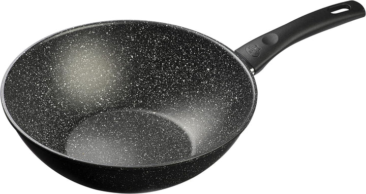 BALLARINI Vipiteno Wok, Bräter antihaftbeschichtet, Wokpfanne induktionsgeeignet, Aluminium, rund, Ø