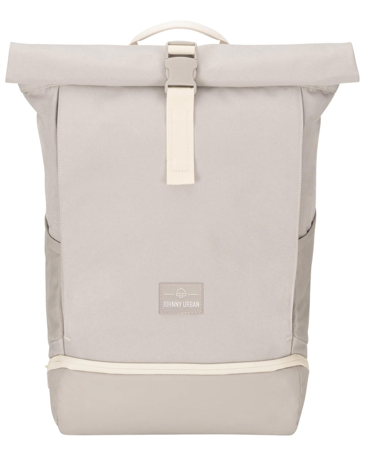 Johnny Urban Rolltop Rucksack Damen &amp; Herren Gross Grau - Allen Large - Laptop Backpack für Uni, Bus