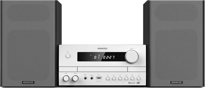 Kenwood M-822DAB - Micro HiFi-System mit 2 x 50 Watt RMS, CD, USB, DAB+ & Bluetooth Audio-Streaming,