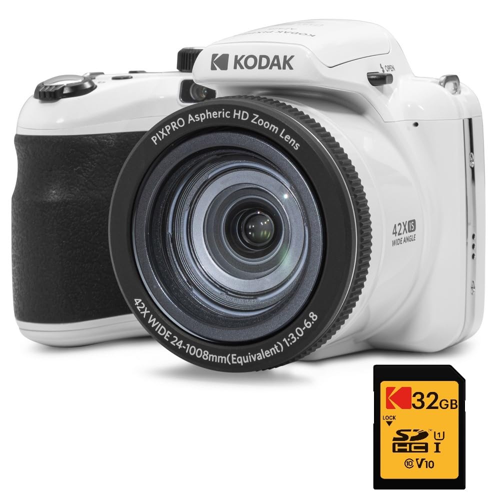 KODAK Pixpro Astro Zoom AZ425 – Digitalkamera Bridge, 42-facher optischer Zoom, 24 mm Weitwinkel, 20