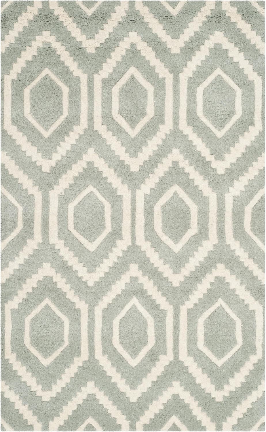 SAFAVIEH Zeitgenössische Teppich für Wohnzimmer, Esszimmer, Schlafzimmer - Chatham Collection, Kurze