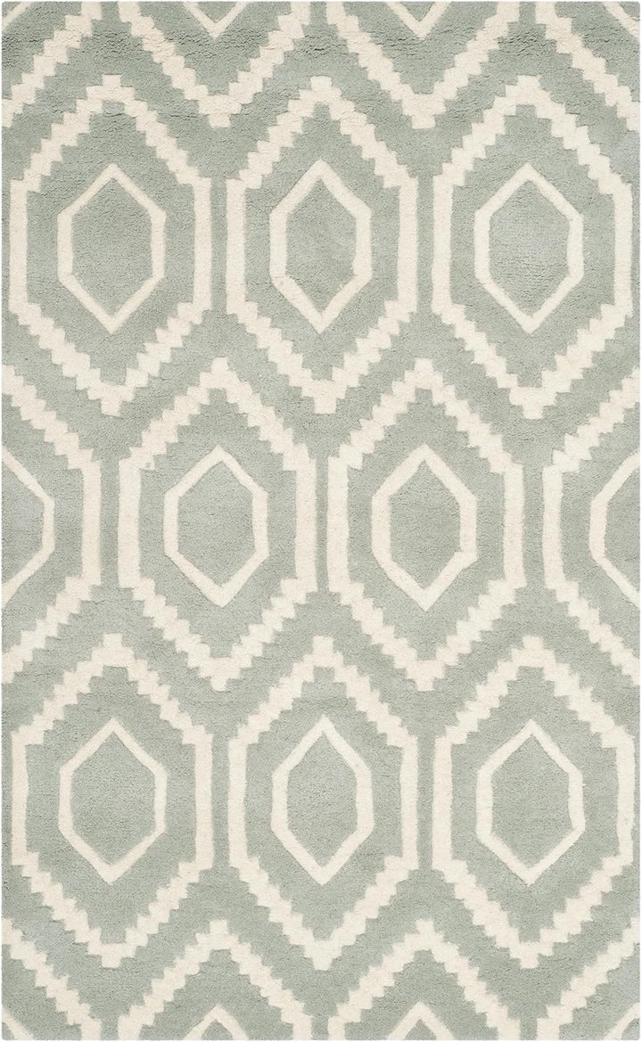 SAFAVIEH Zeitgenössische Teppich für Wohnzimmer, Esszimmer, Schlafzimmer - Chatham Collection, Kurze