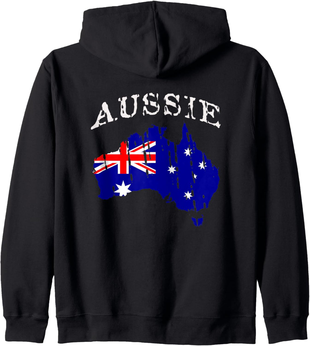 Vintage, Aussie, Australien AU Australisch Kapuzenjacke