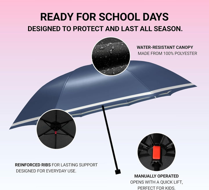 Knirps Rookie Manual Umbrella Navy, marineblau, M, marineblau
