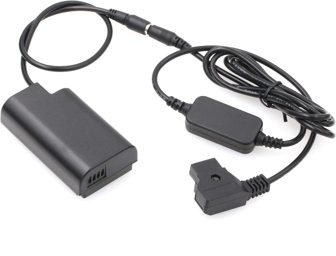 HangTon V-Mount D-Tap an Dummy-Batterie DMW-DCC16 DC-Koppler für Panasonic Lumix DC-S1 S1M S1H S1R S