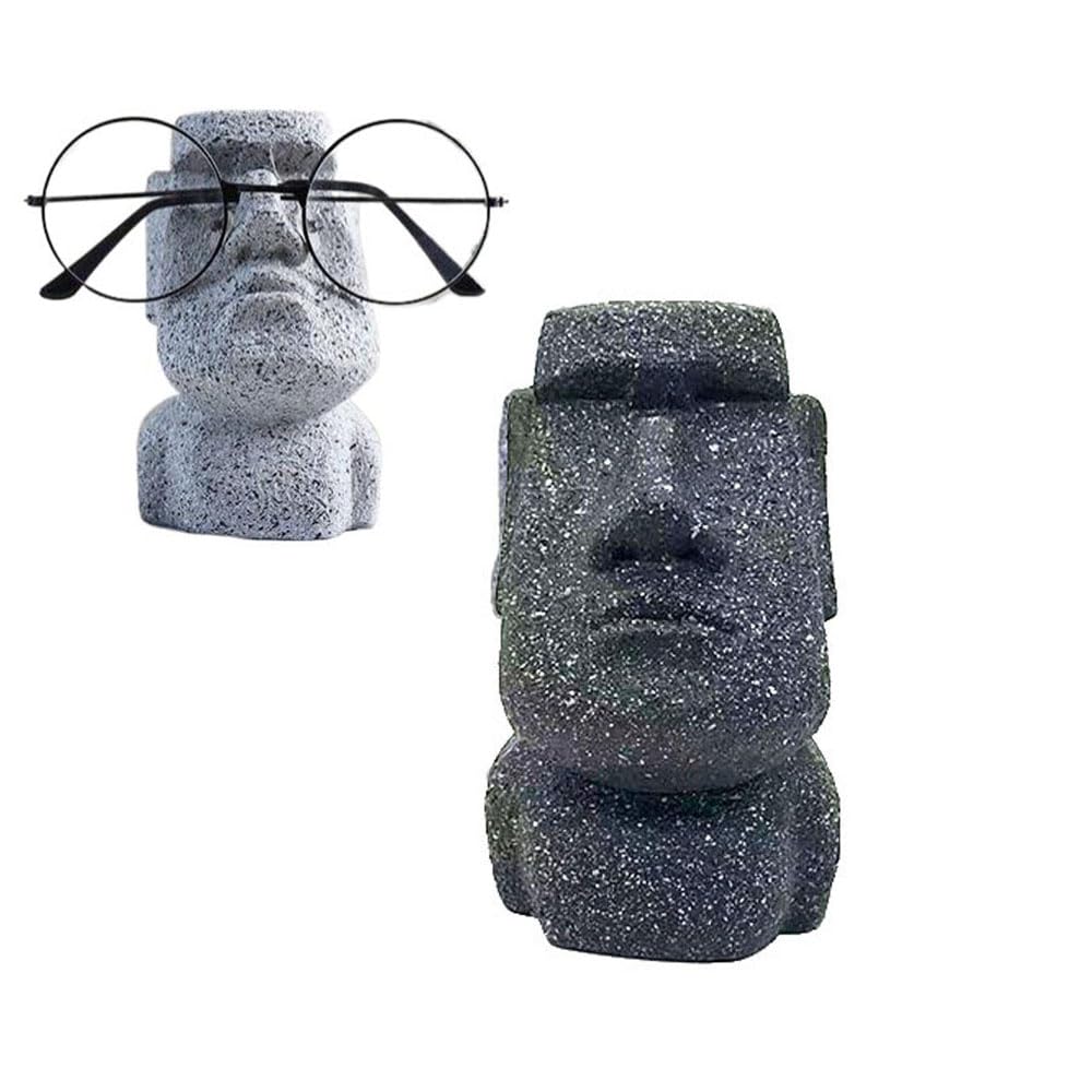 Stone Man Brillenhalter Kreativer Brillenhalter Brillenrahmen Abstrakte Statue Harz Brillen-Display-
