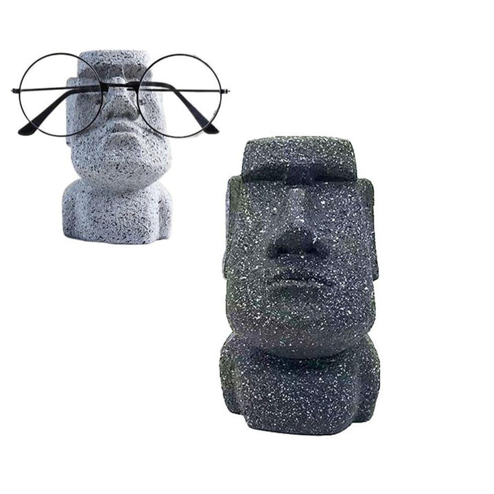 Stone Man Brillenhalter Kreativer Brillenhalter Brillenrahmen Abstrakte Statue Harz Brillen-Display-