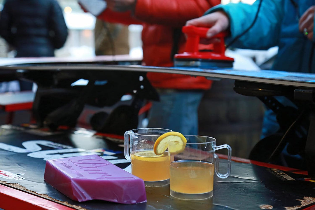 PURL - Ski- und Snowboardwachs - ungiftig - biologisch abbaubar - Keine Fluoros Violett – alle Tempe