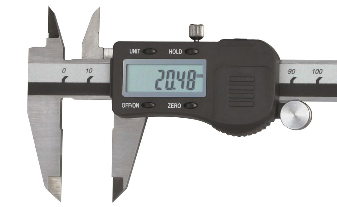 CNC QUALITÄT Digital Messschieber 150 mm DIN 862 - rundes Tiefenmass