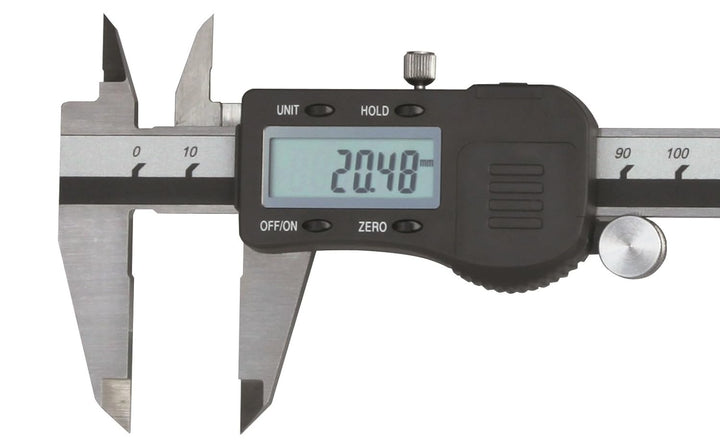 CNC QUALITÄT Digital Messschieber 150 mm DIN 862 - rundes Tiefenmass