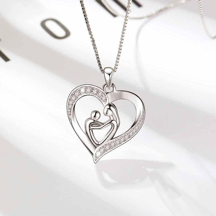 LIHELEI Handgefertigte Rosen Schmuck Geschenk Box mit Herz Kette Halskette für Damen, Geschenke für