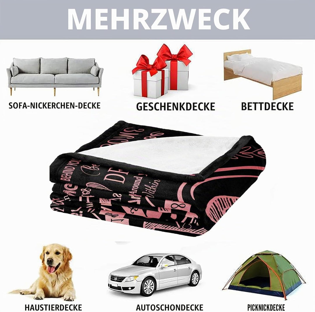 Kuscheldecke Flauschige Decke Geschenke An Meine 18. Geburtstag mädchen,Mama&