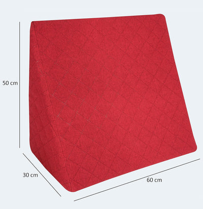Sabeatex® Rückenkissen, Keilkissen für Couch und Sofa, Lesekissen für bequemes Sitzen. 5 Unifarben f