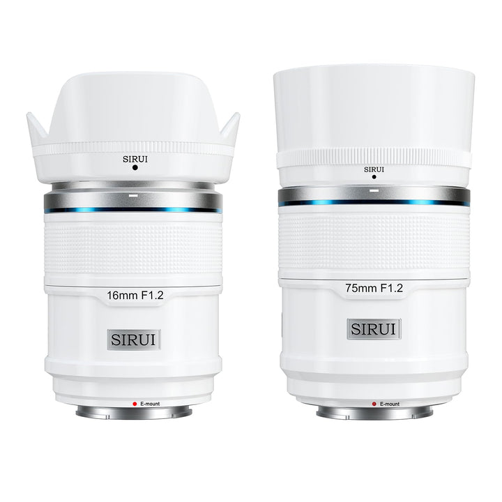 SIRUI Sniper 16mm 75mm Autofokus-Objektiv-Set, F1.2 Weitwinkel APS-C Kameraobjektiv, E Mount Objekti