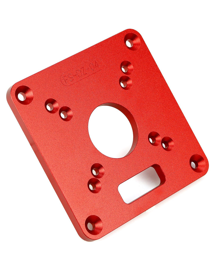 QWORK® Universal Router Tisch Einlegeplatte aus Aluminiumlegierung für Holzbearbeitung,Fräsplatte mi