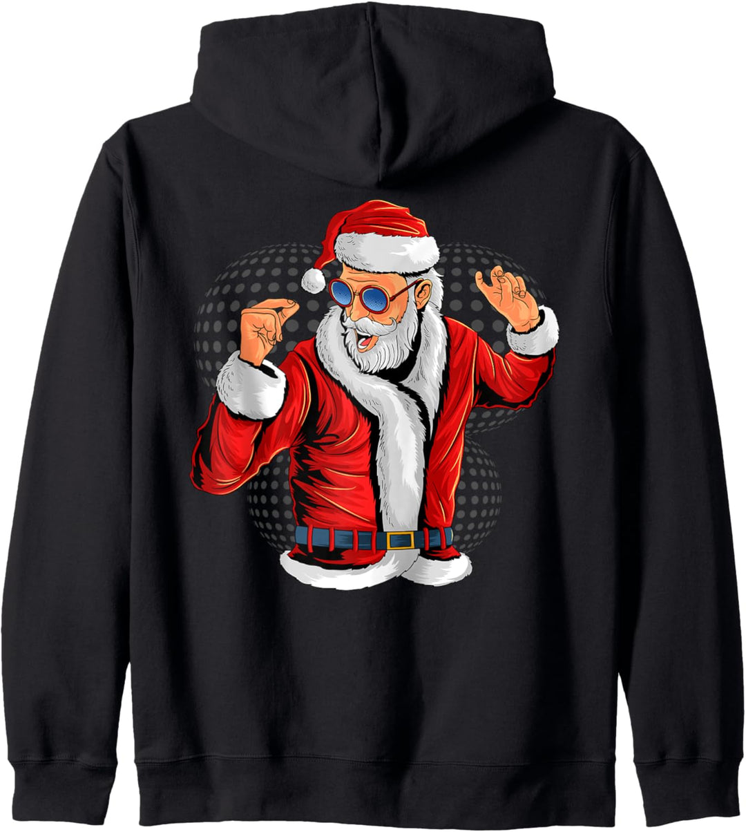 Weihnachtsmann Santa Claus Weihnachtsoutfit Damen und Herren Kapuzenjacke