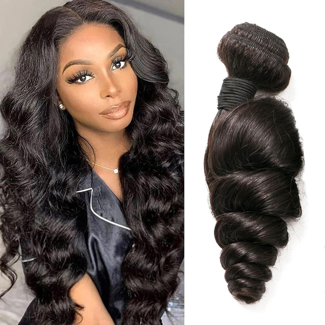 Loose Wave Bundles 18 Inch Loose Wave Human Hair Single Bundles Loose Wave Human Hair 1 Bundles 10A