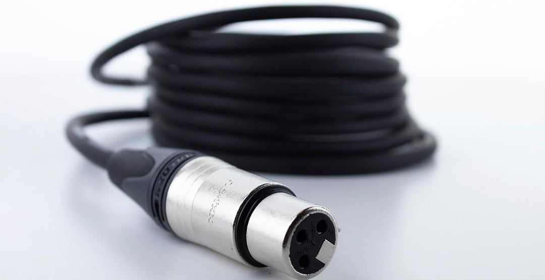 CORDIAL - CXM1FM - Mikrofonkabel XLR 1 m, Stecker NEUTRIK XLR NC3 XX f/m, Select