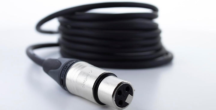 CORDIAL - CXM1FM - Mikrofonkabel XLR 1 m, Stecker NEUTRIK XLR NC3 XX f/m, Select