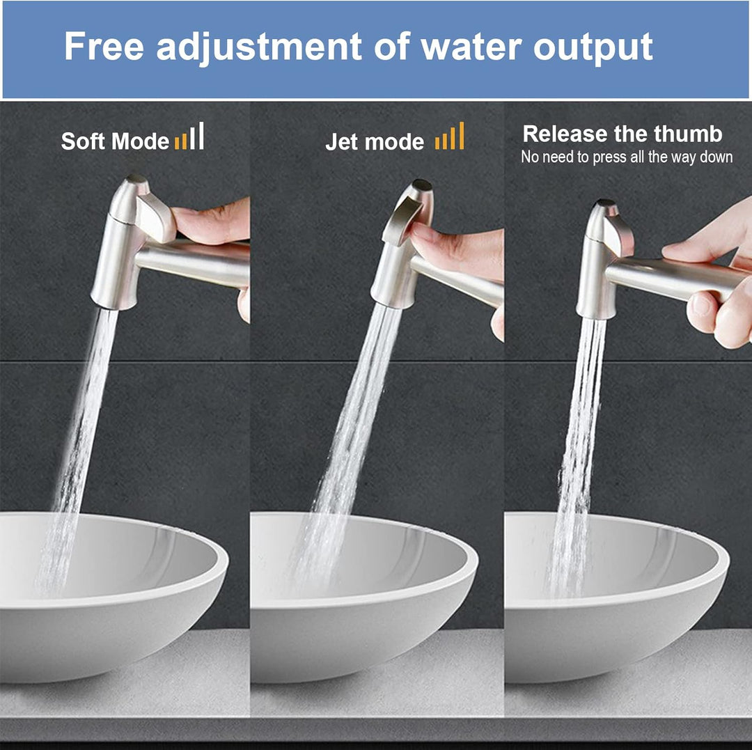 Bidet Edelstahl Handbrause, handgehaltenes Bidet muslimische Edelstahldusche und Baby-Stoffwindelspr