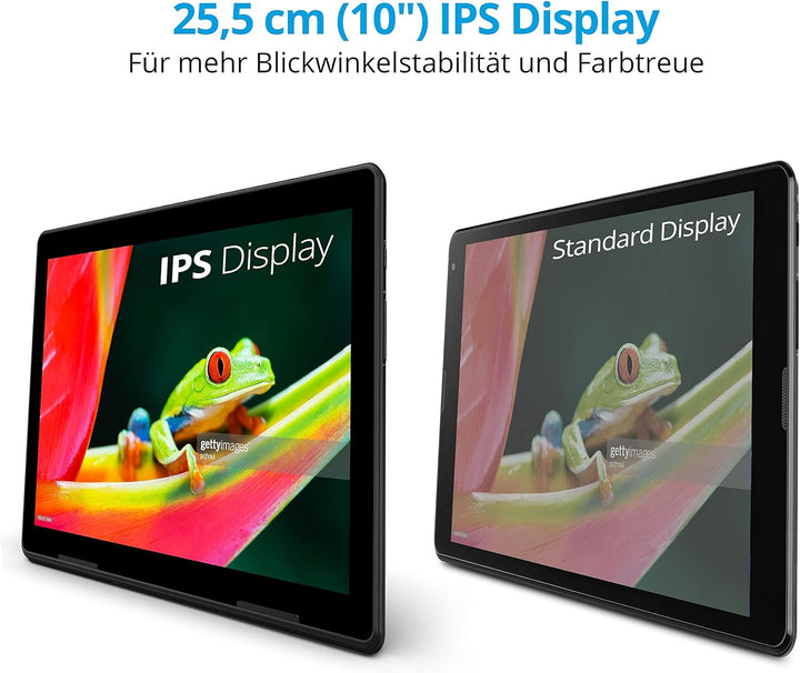 MEDION E10713 25,5 cm (10 Zoll) Full HD Tablet mit IPS Display (LTE, Android 10, Quad Core Prozessor