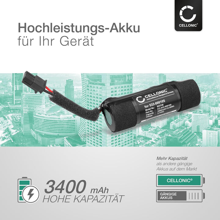 CELLONIC 1x Akku für Lautsprecher Kompatibel mit Ultimate Ears UE Boom 1, S-0012, Kompatibel mit Log