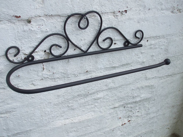 Wandhalter, Handtuchstange, Wandhandtuchhalter, Eisen, Küchenrollenhalter, Landhaus