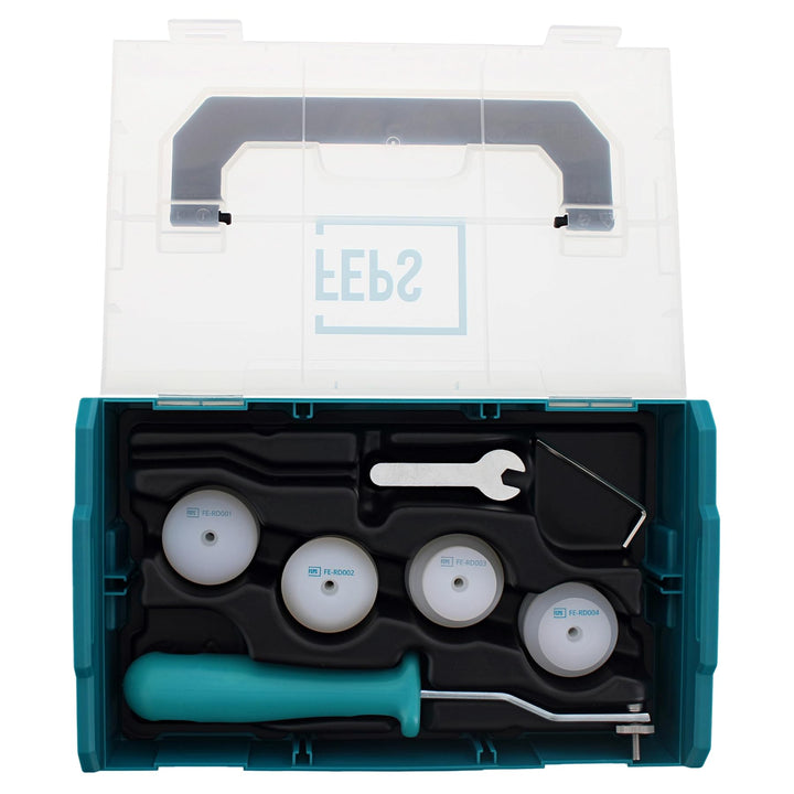 FEPS Tool Dichtungseinroller Sortimentsbox FE-BOX002 9 tlg. bestehend aus Handgriff FE-DE001 sowie 4