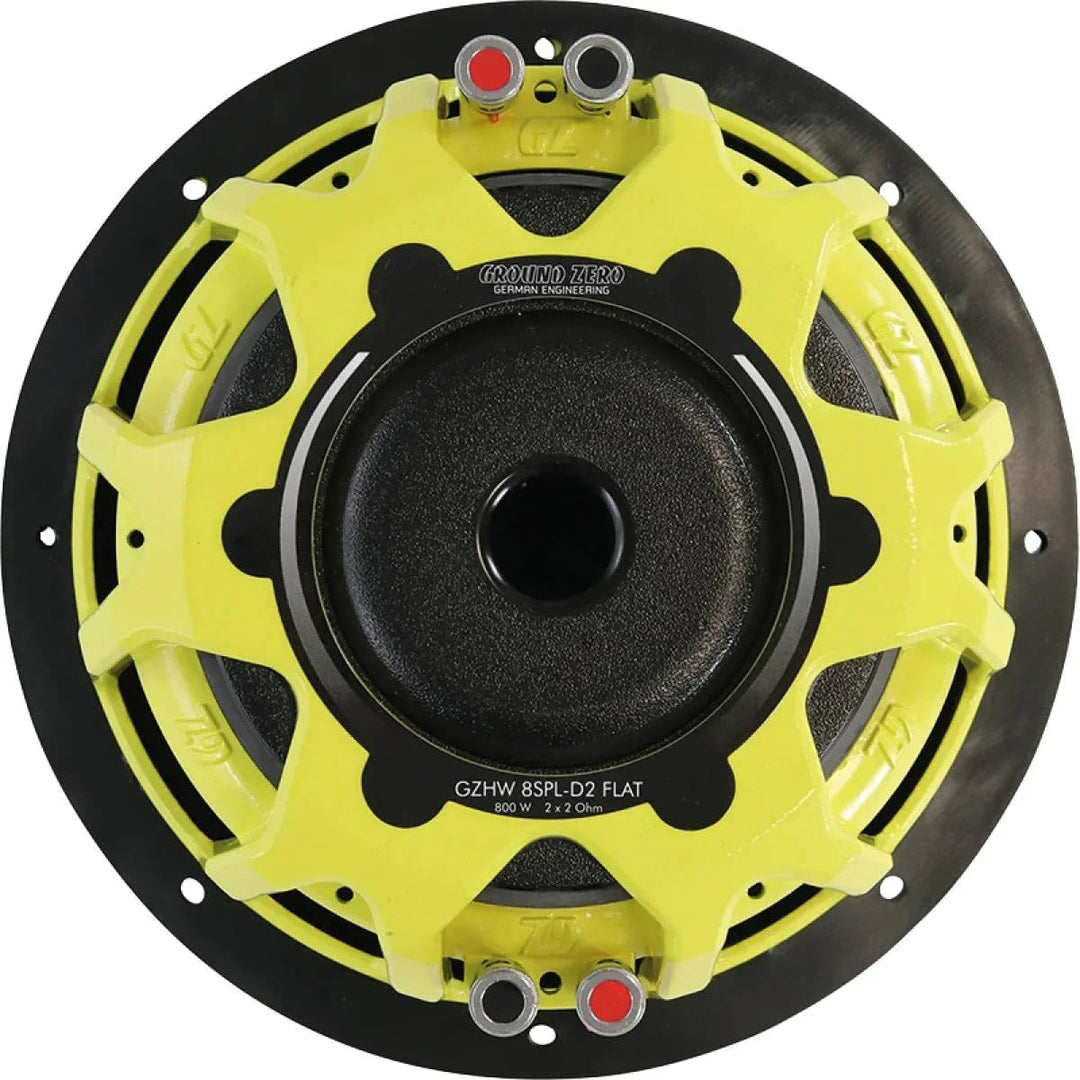 Ground Zero GZHW 8SPL-D2 Flat - 20 cm Passiv Subwoofer mit 800 Watt (RMS: 400 Watt)