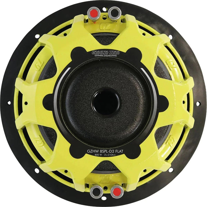 Ground Zero GZHW 8SPL-D2 Flat - 20 cm Passiv Subwoofer mit 800 Watt (RMS: 400 Watt)