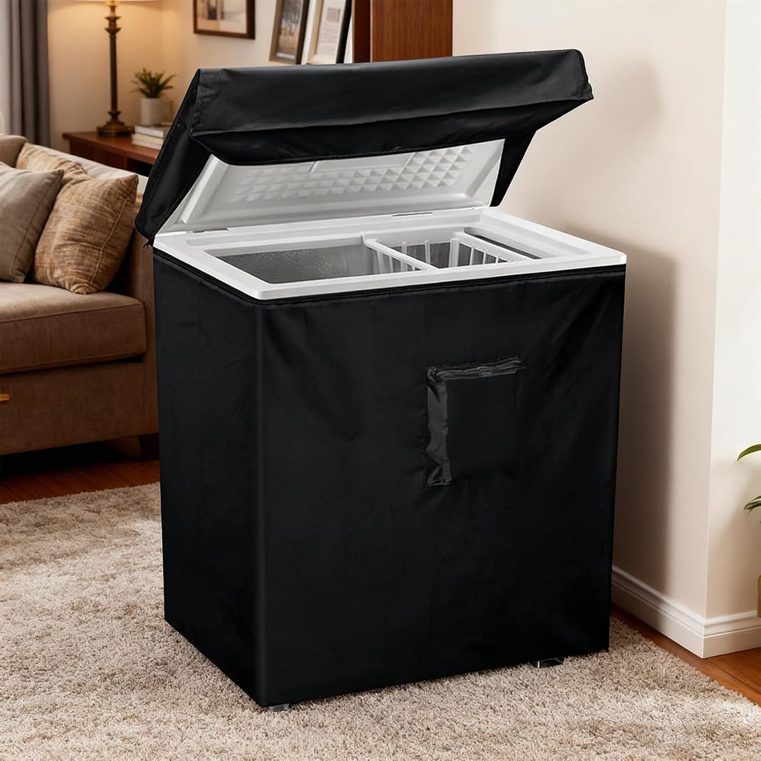 Tiefkühlschrank-Abdeckung, wasserdichter Innenschutz, 101,6 x 63,5 x 89,9 cm, Oxford-Tuch, Gefriersc