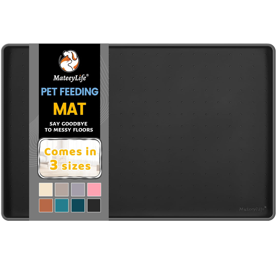 MateeyLife Napfunterlage Katzen/Hund, Hundenapf Kleine Hunde, Silikon Unterlage Hundenapf Grosse Hun