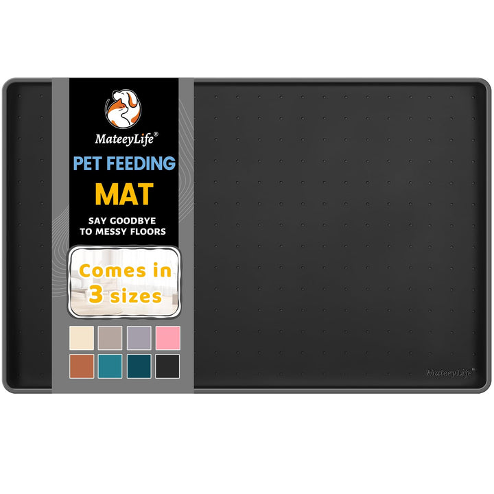 MateeyLife Napfunterlage Katzen/Hund, Hundenapf Kleine Hunde, Silikon Unterlage Hundenapf Grosse Hun
