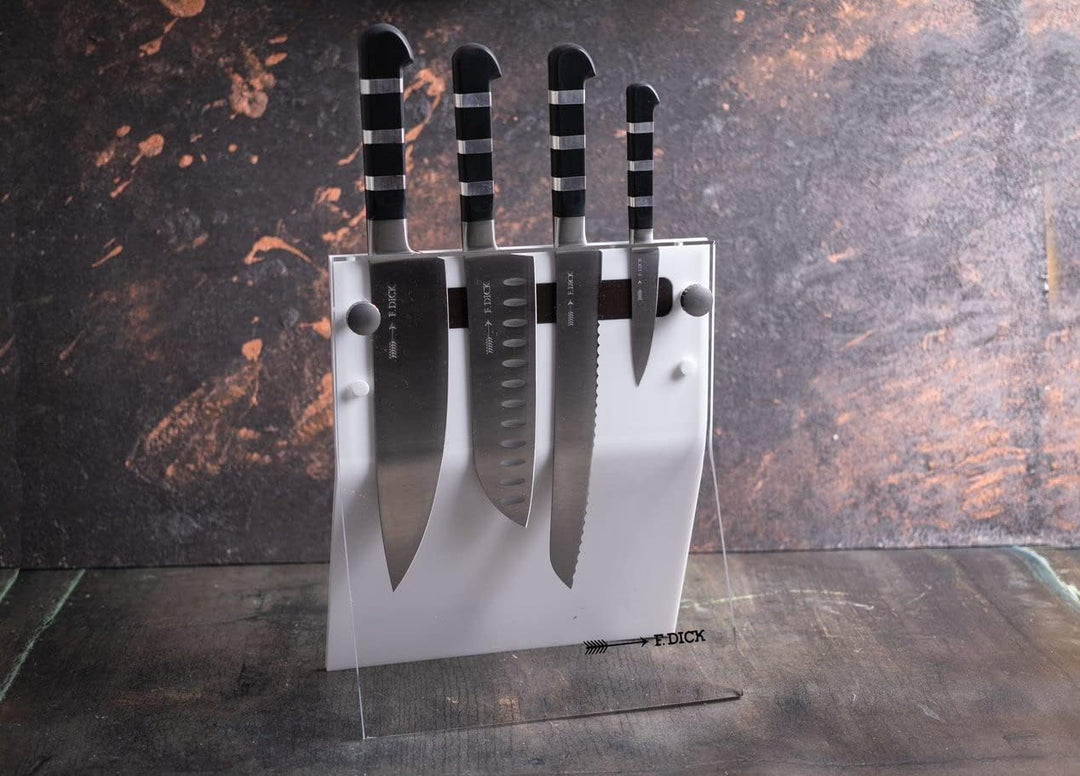 Dick Messerblock 4 Knives 5-teilig 1905 (Kochmesser, Santoku Messer, Brotmesser, Officemesser), Seri