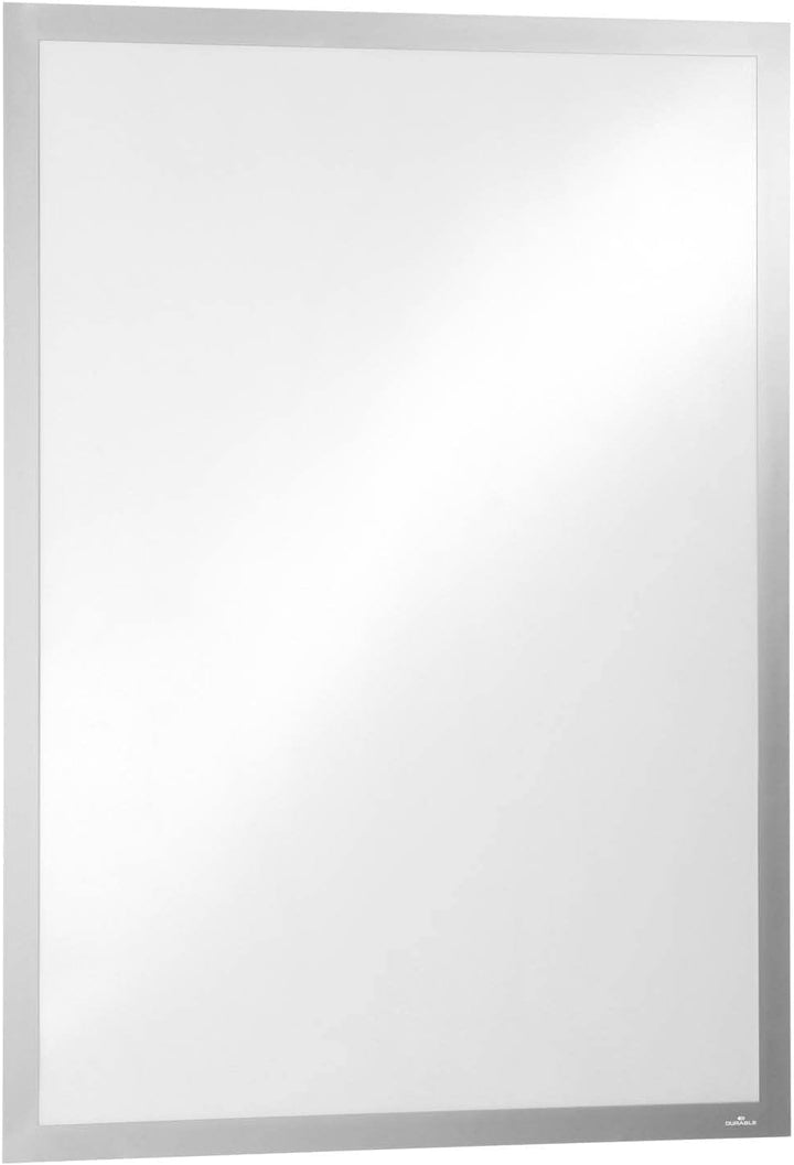 Durable Info-Rahmen Duraframe Poster A1, selbstklebender Plakatrahmen, UV-beständig, 1 Stück, silber