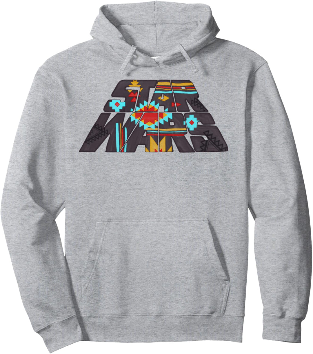 Star Wars Aztec Pattern Logo Fill Pullover Hoodie