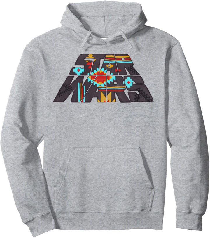 Star Wars Aztec Pattern Logo Fill Pullover Hoodie