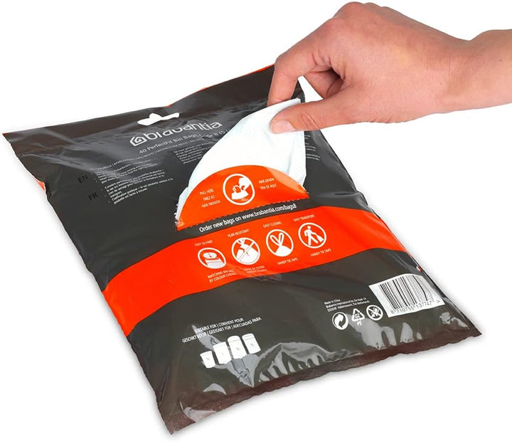 Brabantia Müllbeutel PerfectFit Spenderpackung (Code B/5 Liter) 200 Müllbeutel 1 stück (3er Pack), 1