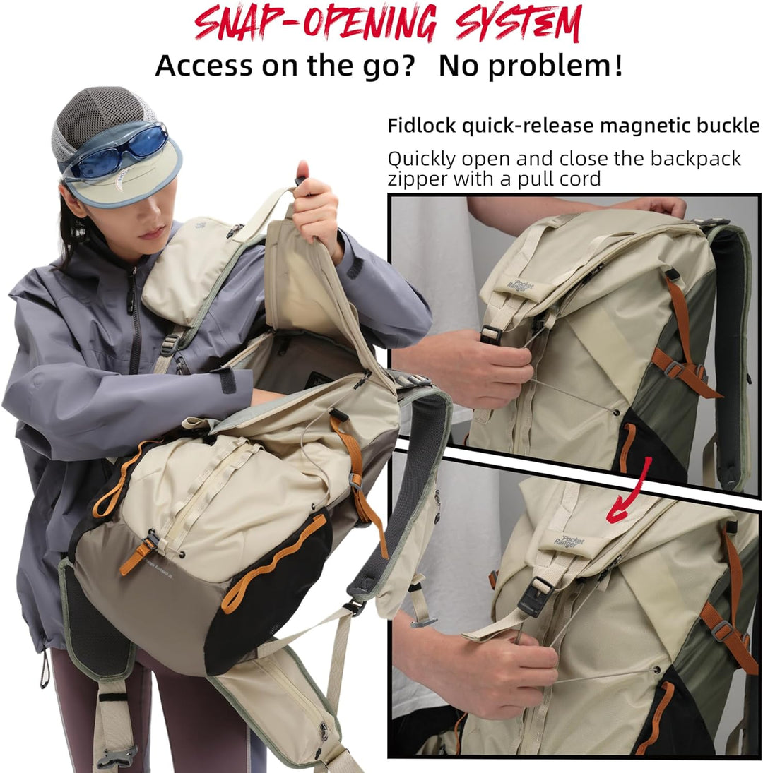 VSGO Pocket Ranger Kamera Tasche, Outdoor Kamera Rucksack mit faltbarem Futter spiegellose/DSLR Kame