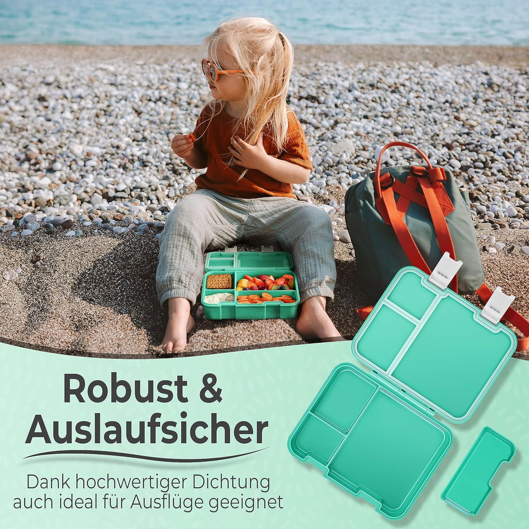 My Vesperbox – Jin - Bento Box Kinder - Lunchbox - extrem robust – Brotdose – Brotbox ideal für Kind