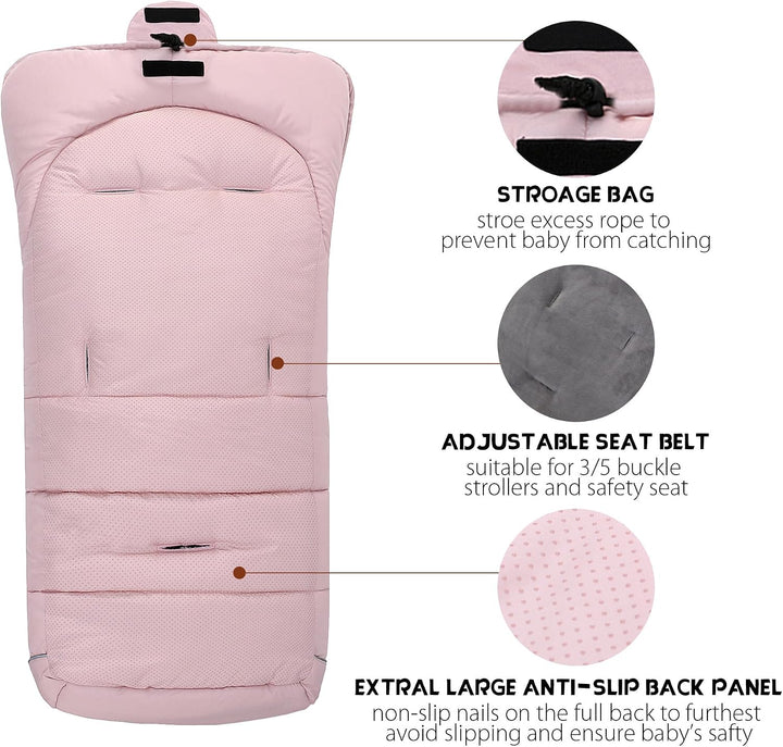 Fusssack Babyschale für Kinderwagen Buggy Universal Winter Baby