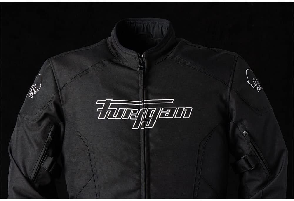 Furygan Unisex Yori Jack, noir/blanc