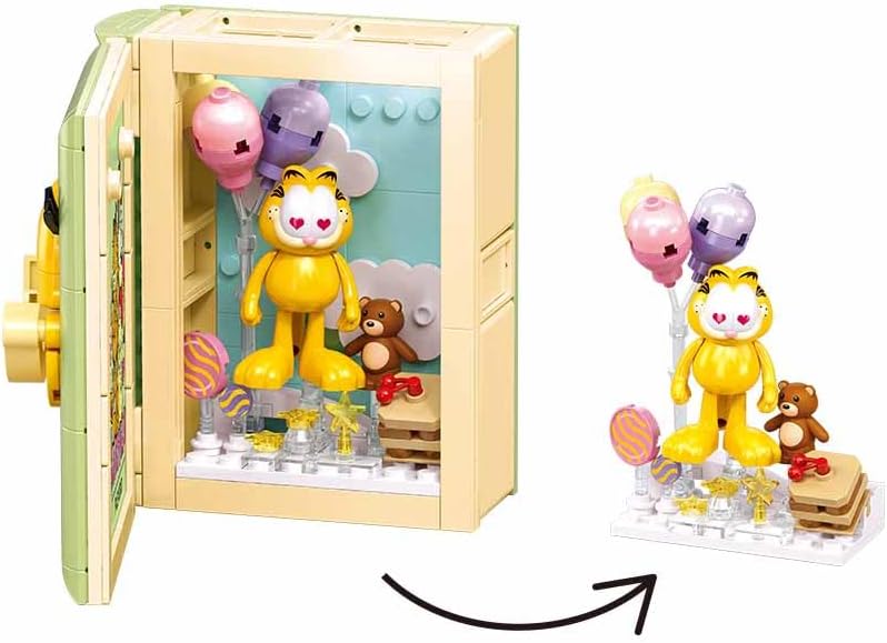 Sluban Garfield Bauspiel, 230-teilig, Nickelodeon, Modell M38-P8052A, für Kinder von 6-12 Jahren, Ro