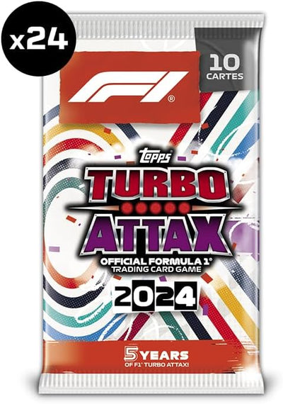 Formule 1 Turbo Attax TCG 2024 présentoir boosters (36) *ALLEMAND*, Black