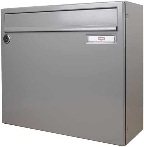 RENZ Briefkasten Classic 17 Liter - 370 mm x 330 mm x 145 mm - Einwurf 335 mm x 33 mm für Format C4