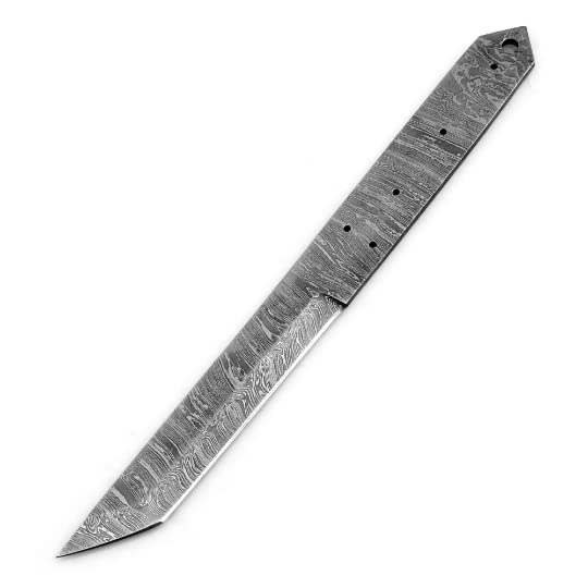 Damast Klinge Handgeschmiedete Damast Rohling Damascus blank blade 6022EA