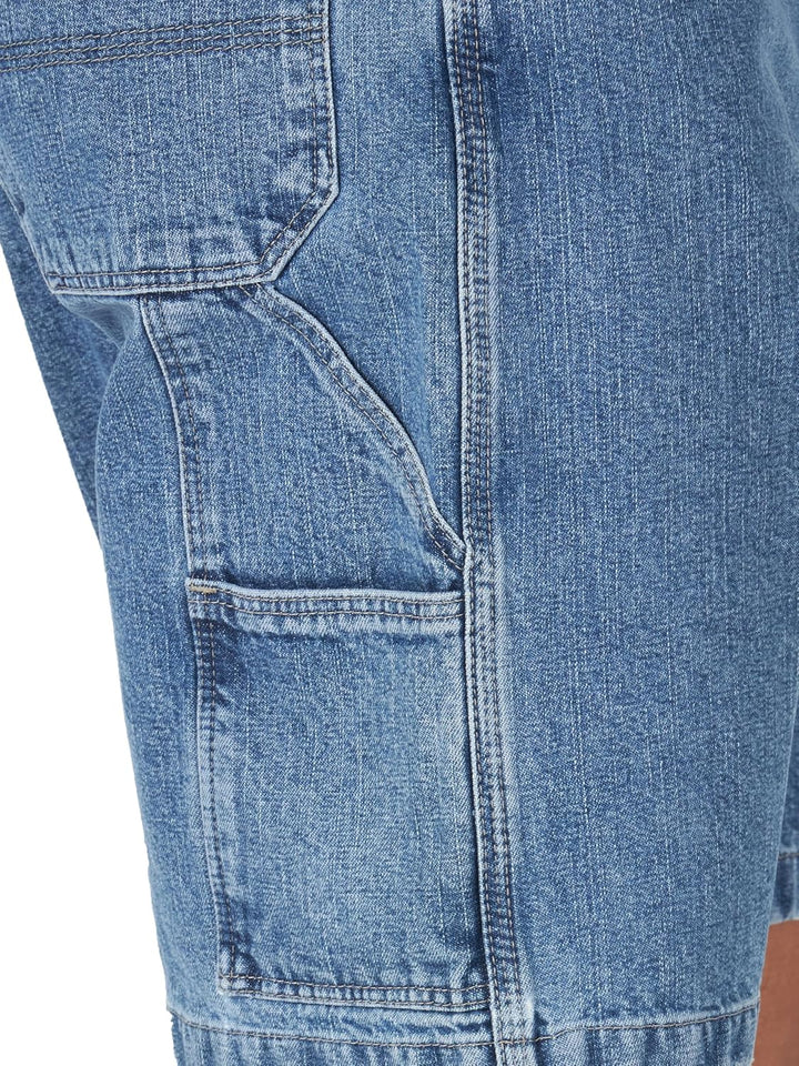 Wrangler Authentics Men's Loose Fit Carpenter Short 30 Antique Stonewash, 30 Antique Stonewash