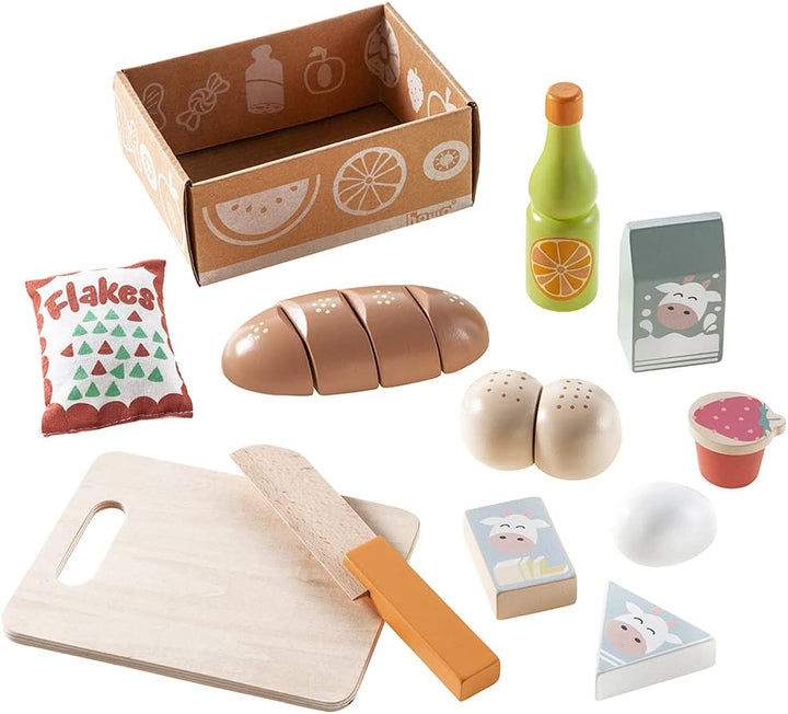 howa Spiellebensmittel Zubehör Kaufladen Kinderküche Frühstücksset 12 TLG. 4893